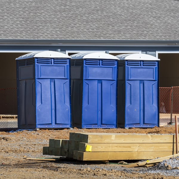 how often are the portable restrooms cleaned and serviced during a rental period in Waipio Acres Hawaii